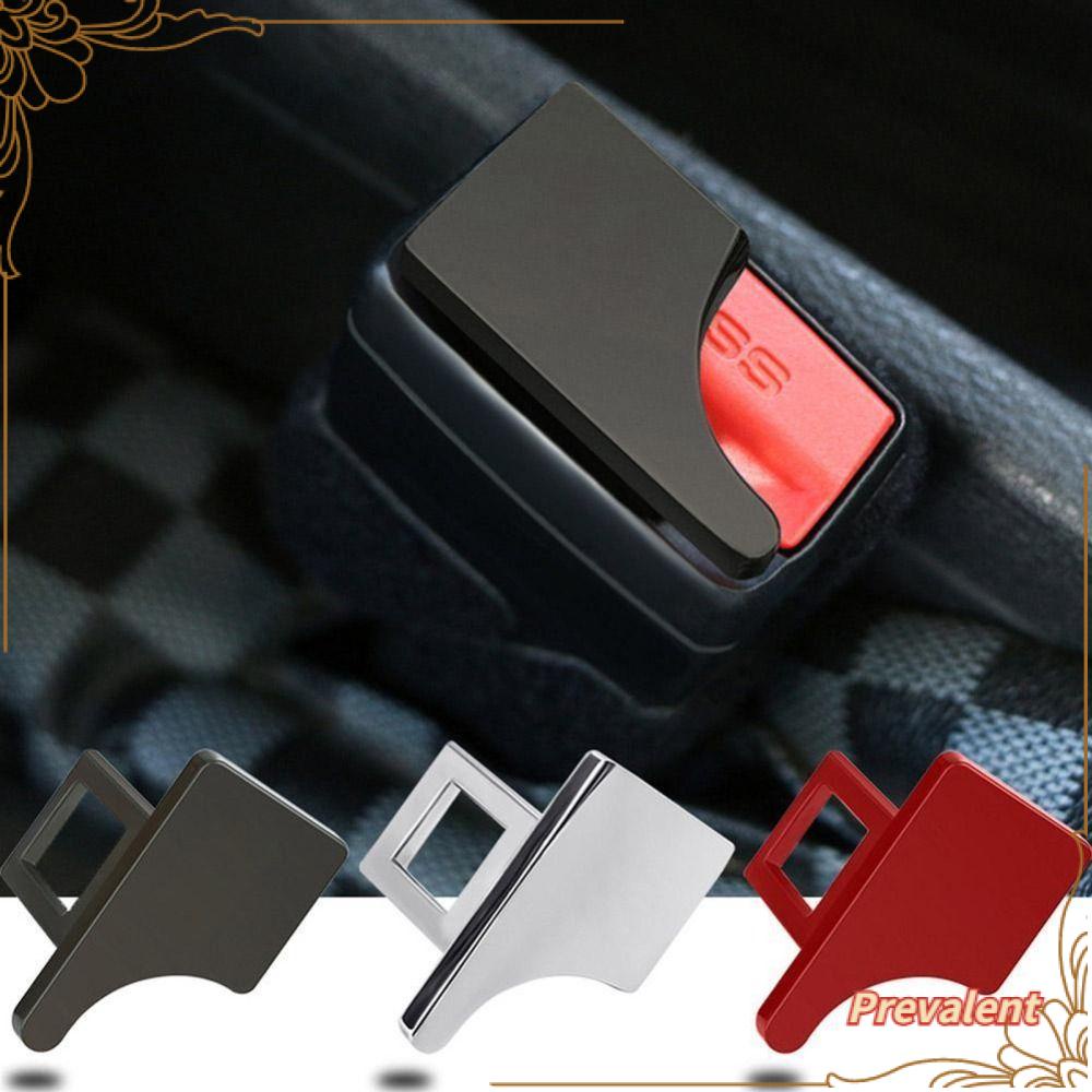 Preva 2pcs Gesper Sabuk Pengaman Tahan Lama Colokan Tersembunyi Aksesoris Mobil Belt Lock