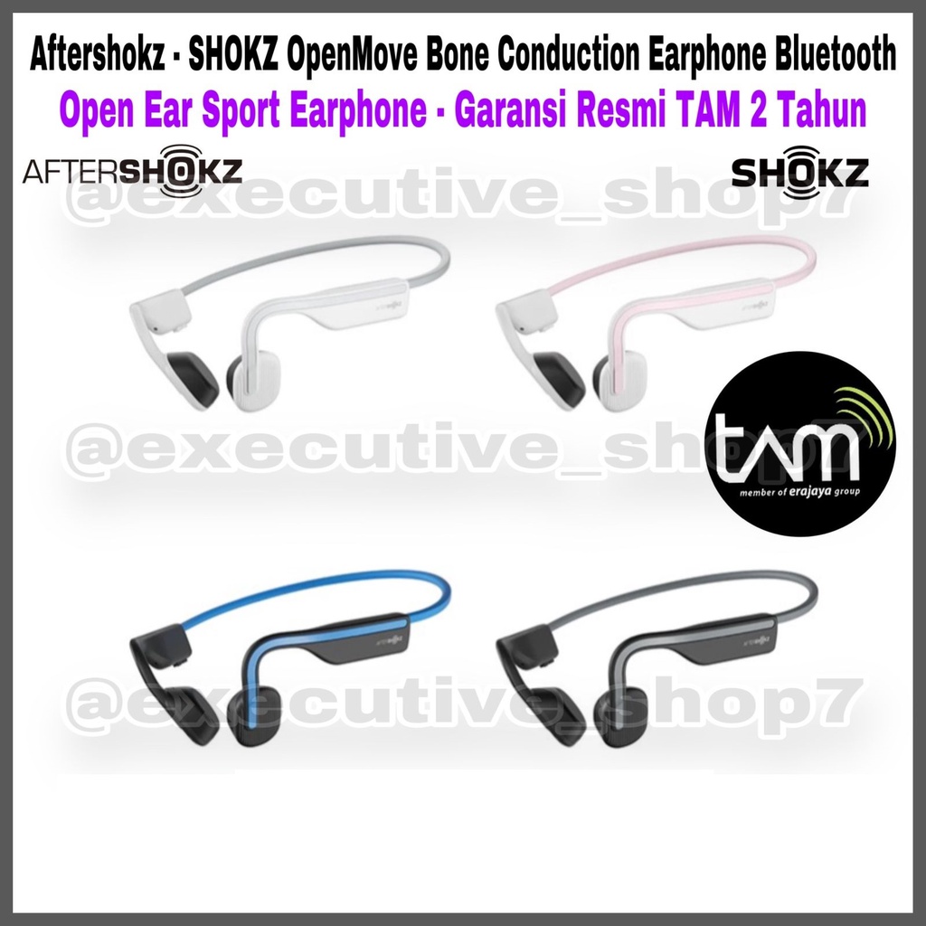 Aftershokz • SHOKZ - OpenMove Bone Conduction Earphone Bluetooth