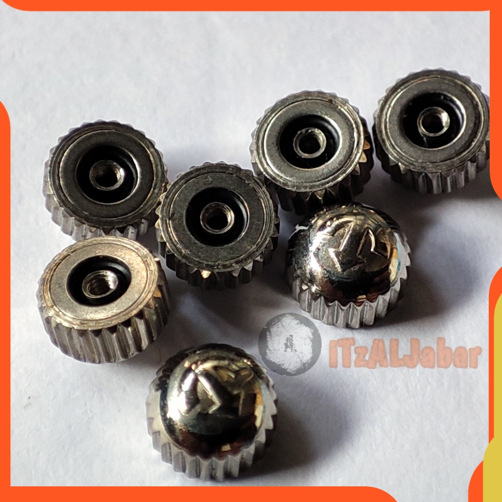 Knop Mido Commander 4.5mm Crown knop putaran jam tangan Mido 4.5mm