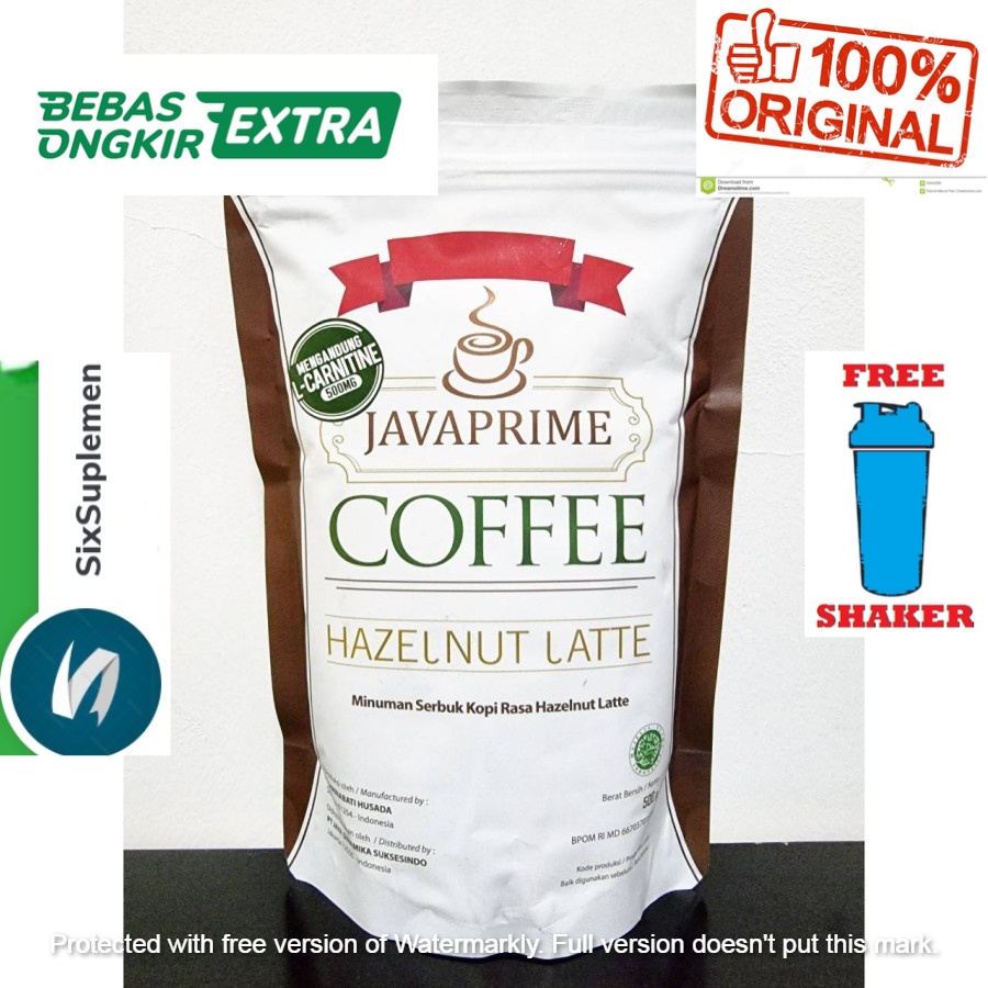 (Bonus Shaker min 2) JavaPrime Coffee Bag 500 grams Java Prime Kopi Diet Fat Burner (Sak)