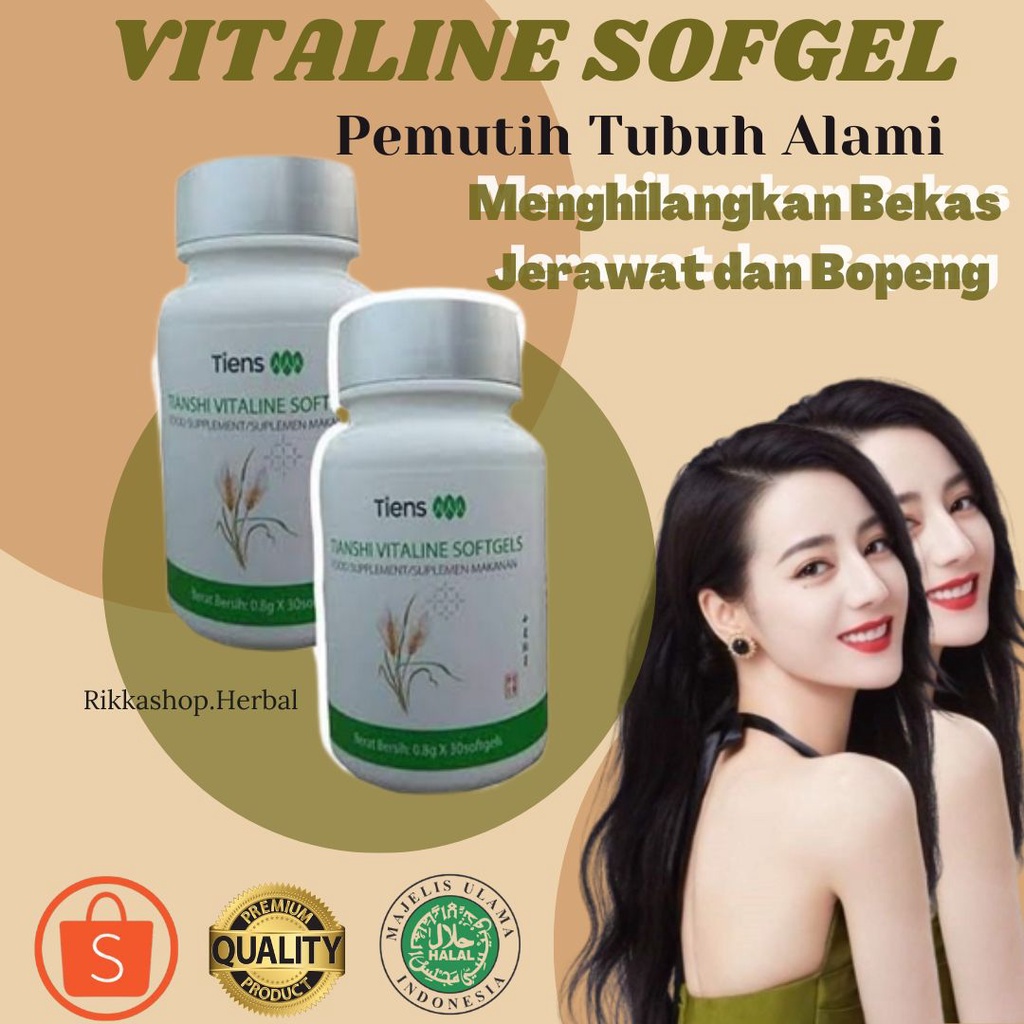 VITALINE SOFGEL | Pemutih badan Tiens | Vitaline Tiens | pemutih badan
