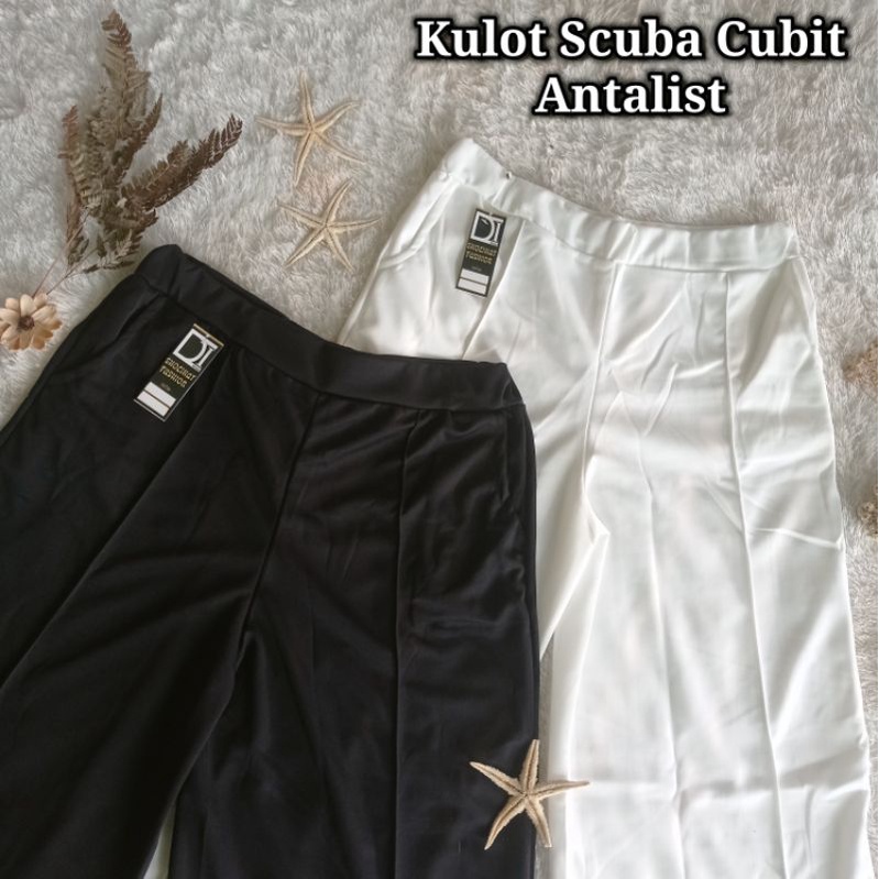 Kulot Scuba Cubit Jumbo Sampai Bb 120kg // Celana Kulot Cubit Scuba Premium Tebal // Celama Panjang Wanita Polos  Pinggang Karet Ukuran Super jumbo Big Size Xxl xxxl / Kulot Antalist Ukuran Standar Dan Jumbo | Kulot Scuba Cubit | Kulot Uniqlo | Grefata