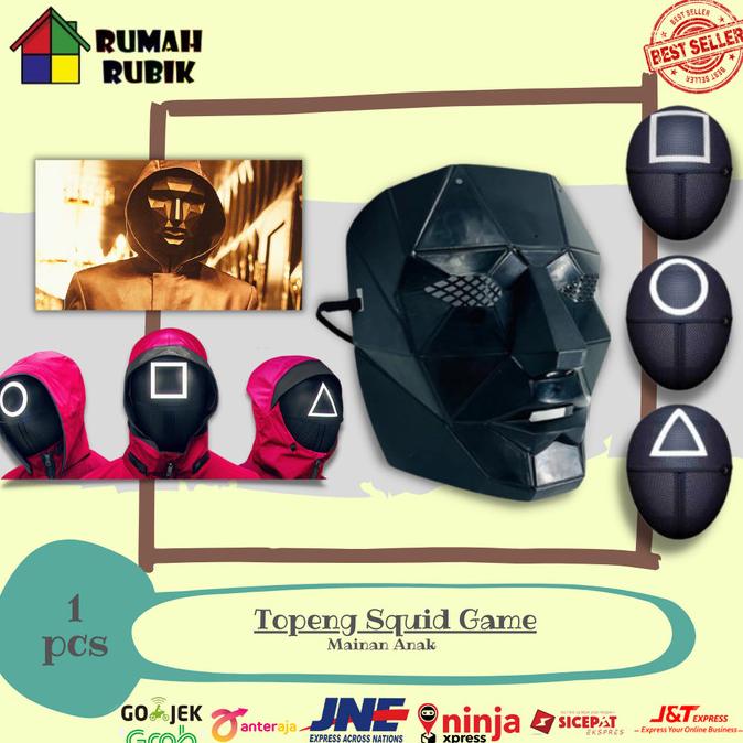 Topeng Squid Game Taehyung BTS - Topeng Frontman - Squid Game Mask