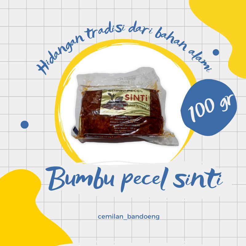 Bumbu pecel sinti 100gr