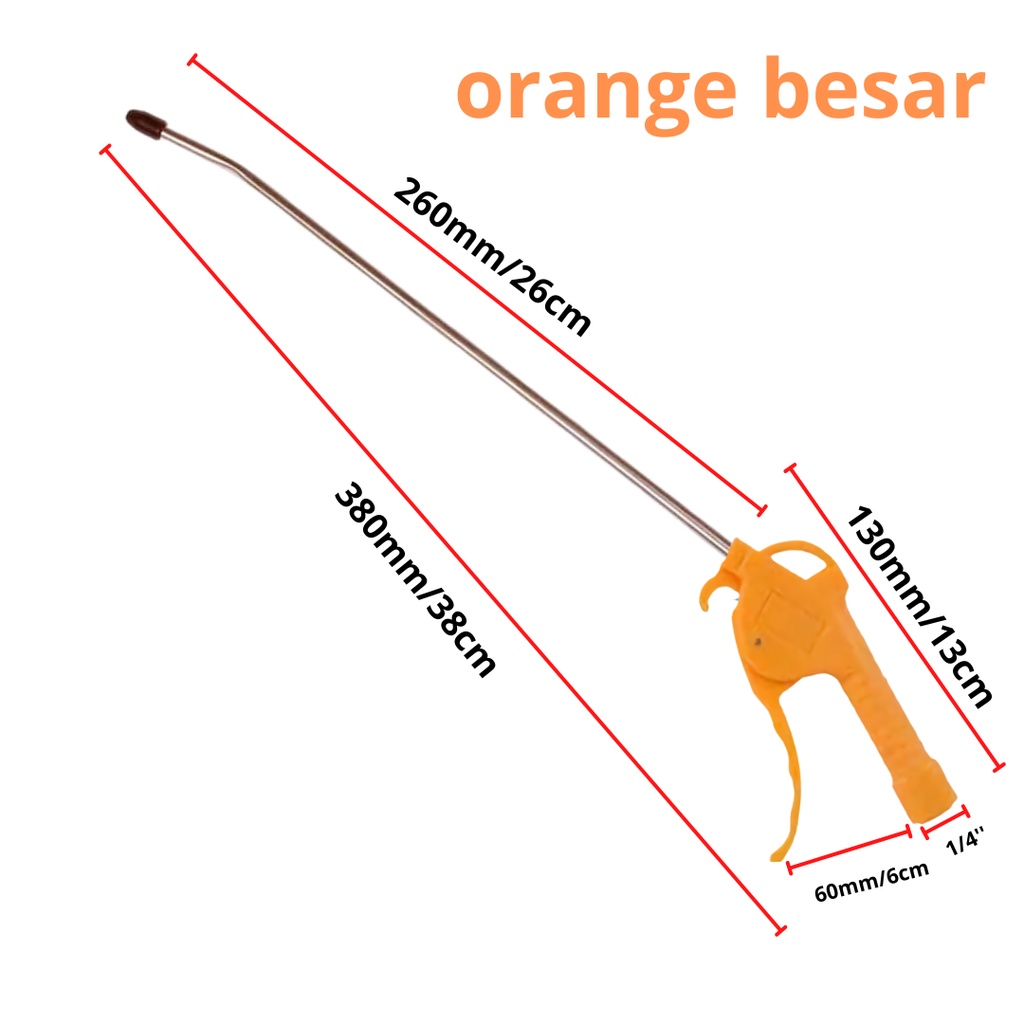 AIR BLOW GUN PISTOL ANGIN UDARA KOMPRESOR COMPRESSOR COUPLER AIR DUSTER (PILIH VARIASI)