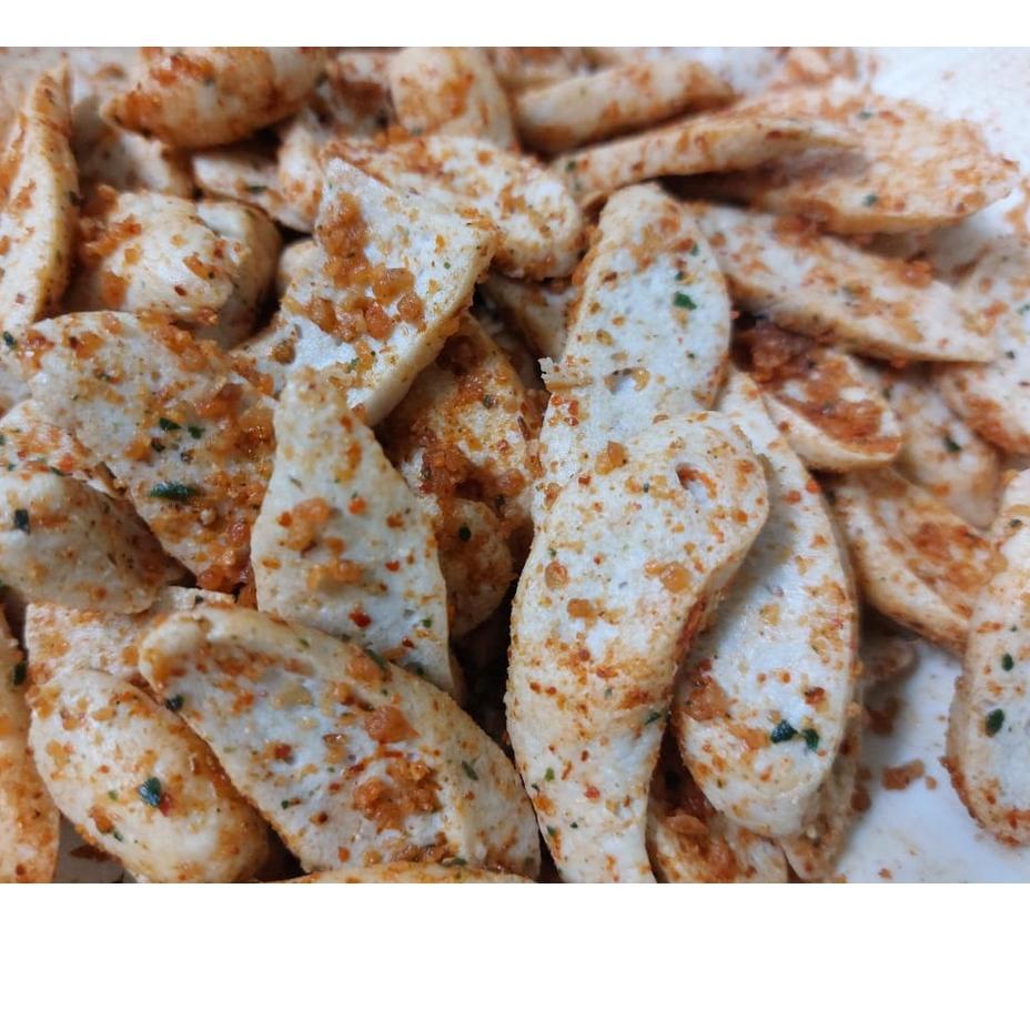 

Beli Segera 500 gram Otak-otak Krispi/Cemilan Kekinian/Snack Murah/Otak-otak Pedas Asin Daun Jeruk,