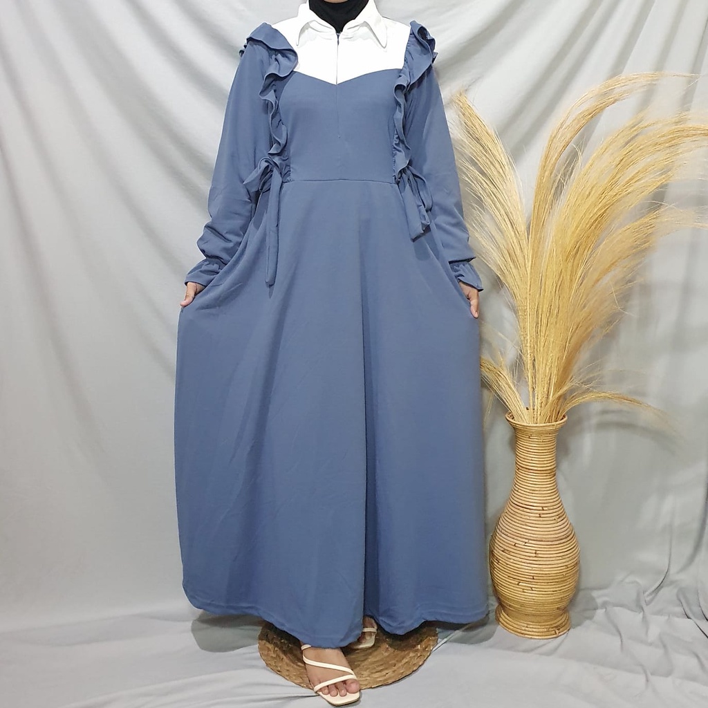 Dailythings Gamis JUMBO BUSUI Aira Overall Ukuran Fit L sampai XXL Ld 108cm Pb 135cm