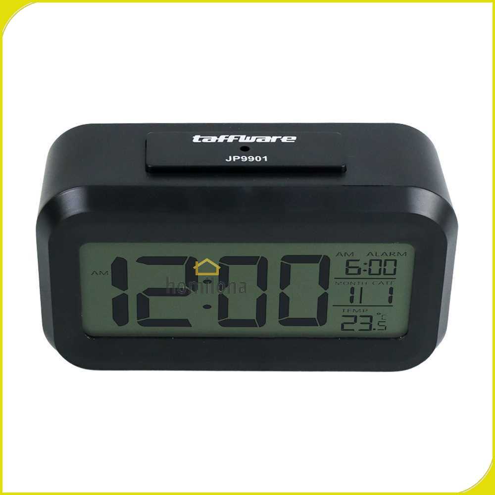 Taffware Fanju Jam LCD Digital Clock with Alarm - JP9901