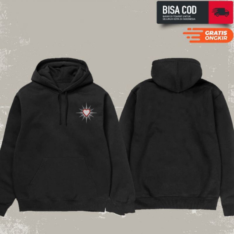 Hoodie PSHT Hati Bersinar Bordir