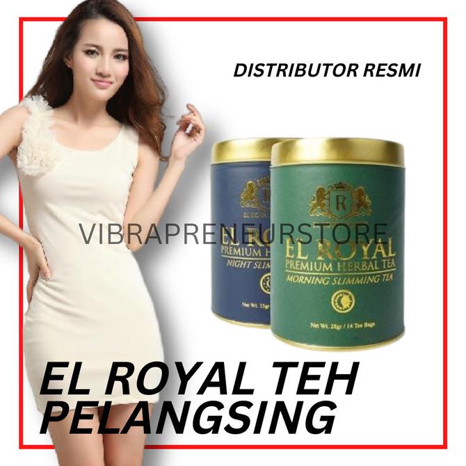 

1 Paket El Royal Premium Herbal Tea Morning & Night Teh Herbal
