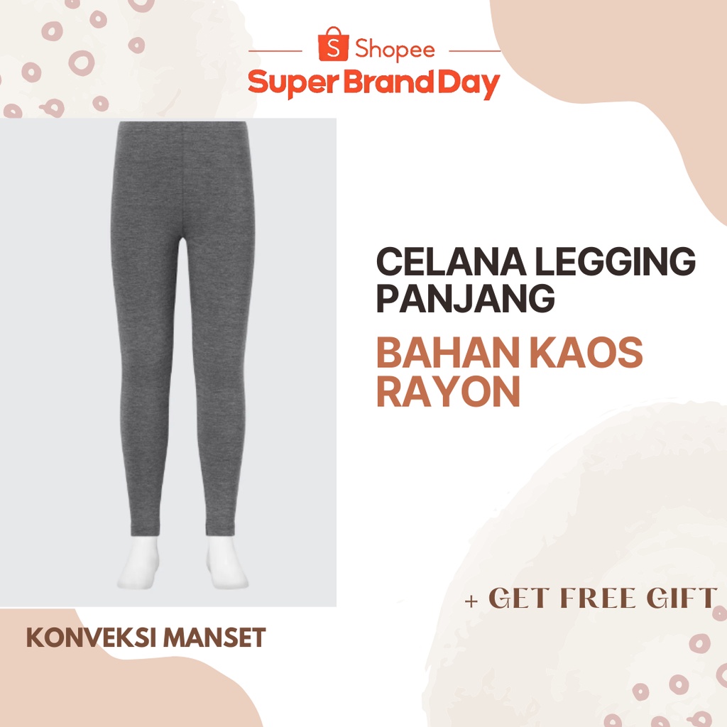 CELANA LEGGING KAOS RAYON PREMIUM LEGGING KAOS MURAH L, XL, XXL, XXXL