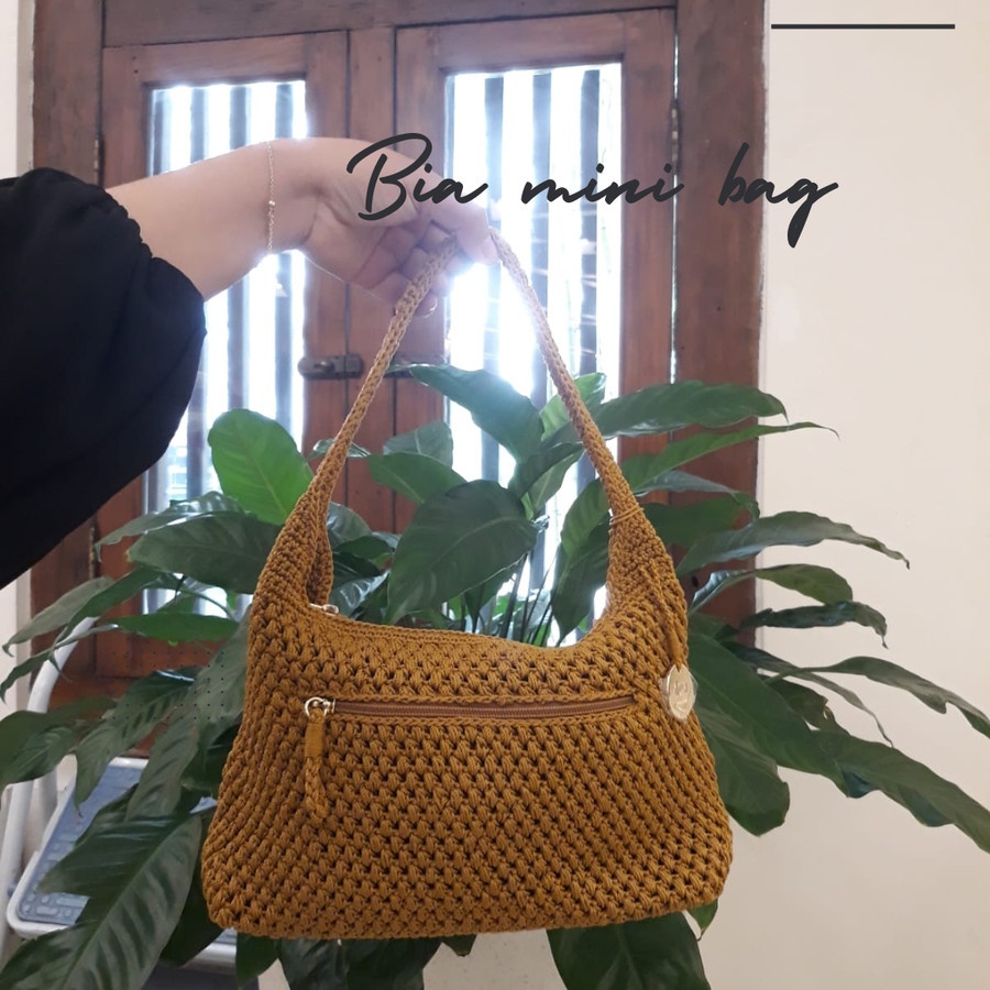 TAS RAJUT DOWA ORIGINAL BIA MINI BAG