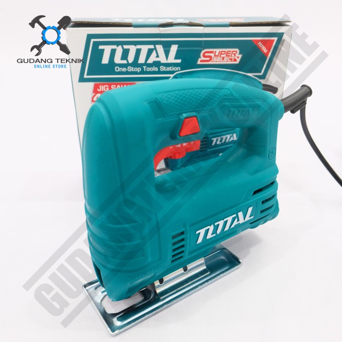 Mesin Jigsaw Electric 400Watt TS2045565 TOTAL / Gergaji Kayu Jigsaw Mesin Gergaji Listrik Jigsaw 400 Watt TS 2045565 TOTAL