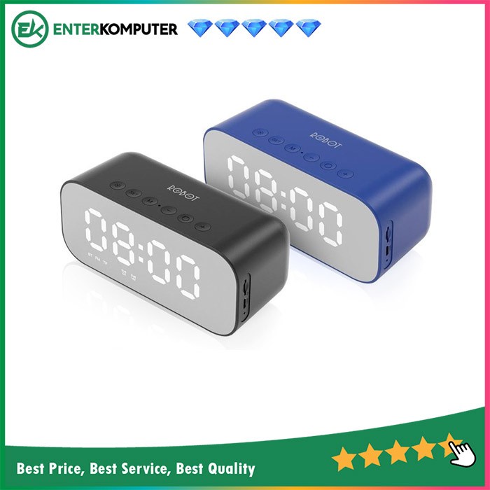 Robot RB560 Speaker Bluetooth 5.0 with Alarm Clock LED