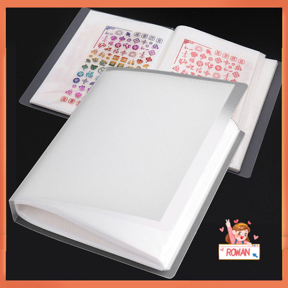 R-flower 40slot Stiker Kuku Buku Album Manicure Notebook Holder Ukuran Besar