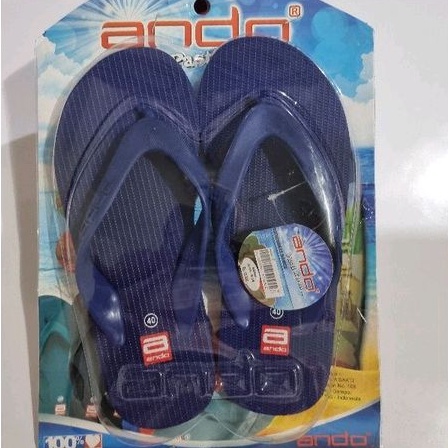 Sandal jepit ANDO tipe hawai ROYAL BLUE (ASLI READYSTOCK)