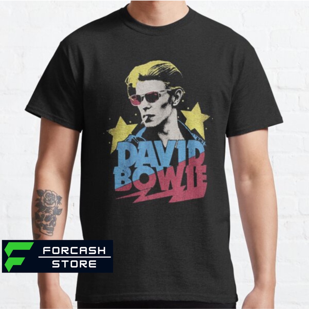 Kaos Distro Band DAVID BOWIE | Kaos Musik | Kaos BigSize Jumbo S-7xl | Kaos Premium | Kaos Anak Read