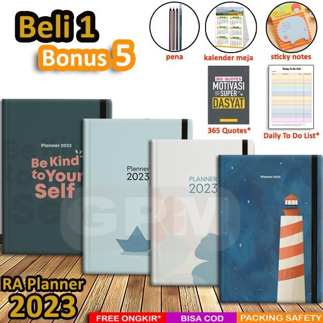 

BELI 1 BONUS 5! BUKU AGENDA : RA PLANNER 2023 UNTUK MUSLIM & MUSLIMAH