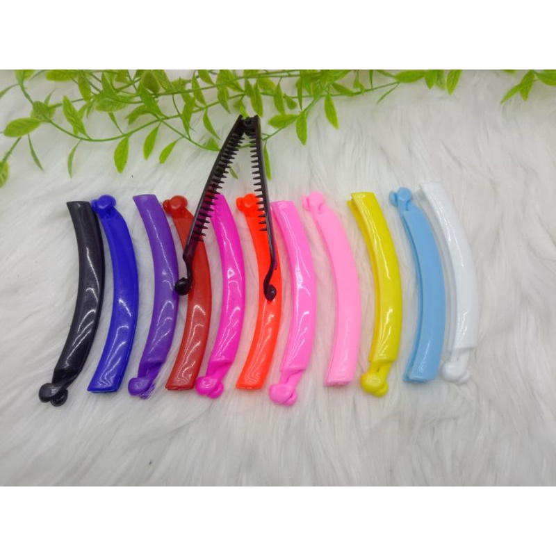 GOS-G211-Jepit Rambut PISANG / Jepitan Ponytail / Jepit Korea Salon Bentuk Pisang