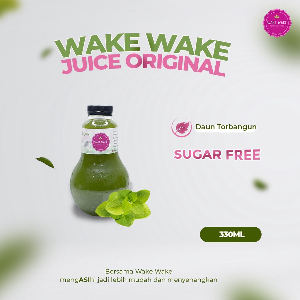 ASI Booster Torbangun - Wake Wake Juice Original - Botol 330 ML