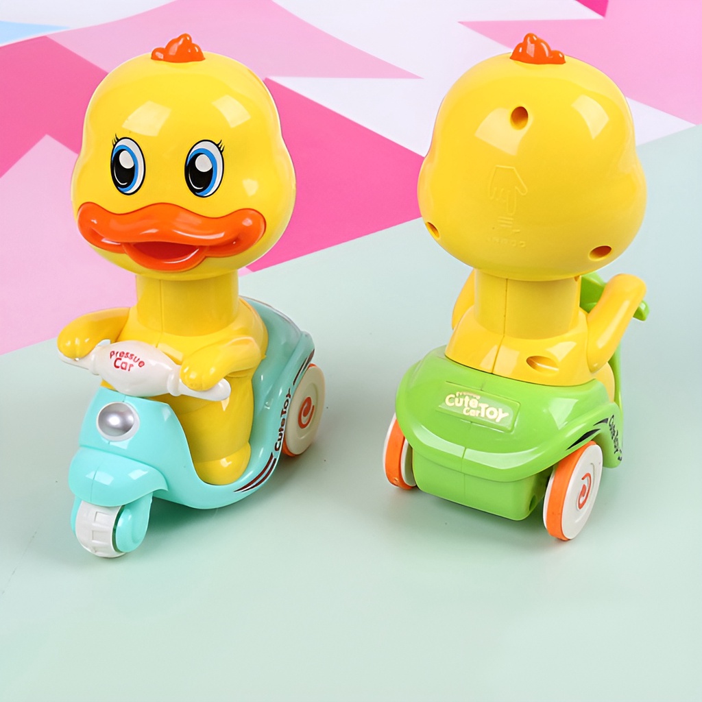 Vespa Duck | Mainan Anak Laki Laki 1-2-3 Tahun | Mainan Bebek Naik Motor | Mainan Bayi Perempuan 0 6 Bulan | Mainan Bayi Cowok 1 Tahun