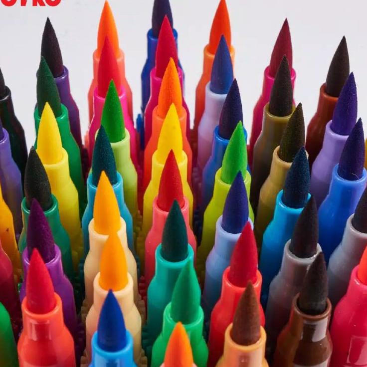 

~ Pen gel kuas color brush pen joyko set 24 warna CLP-07 Limited
