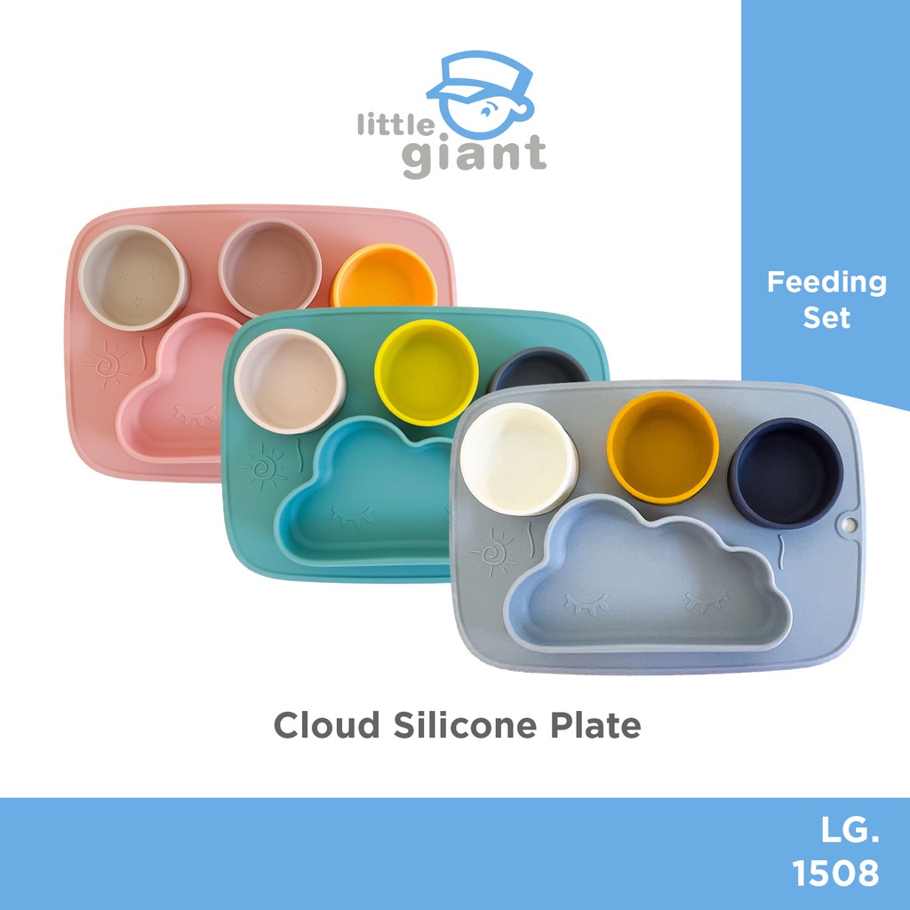 Little Giant Cloud Silicone Plate Piring Makan Anak Silikon LG.1508