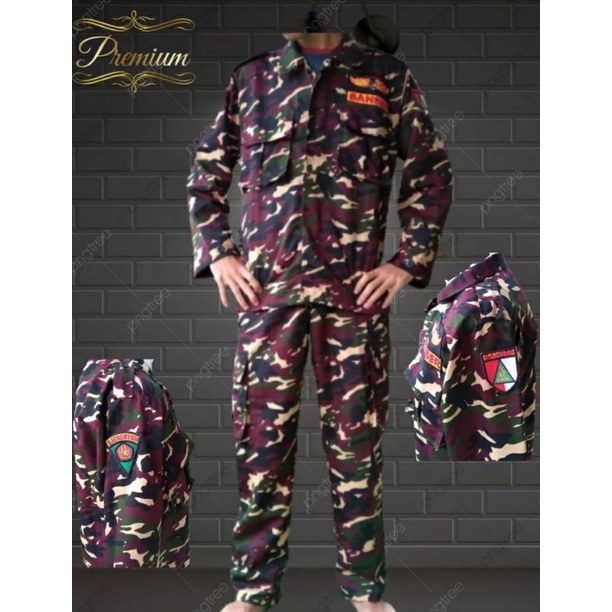 Seragam Pdl Anti Air BANSER - DENWATSER + NAMA