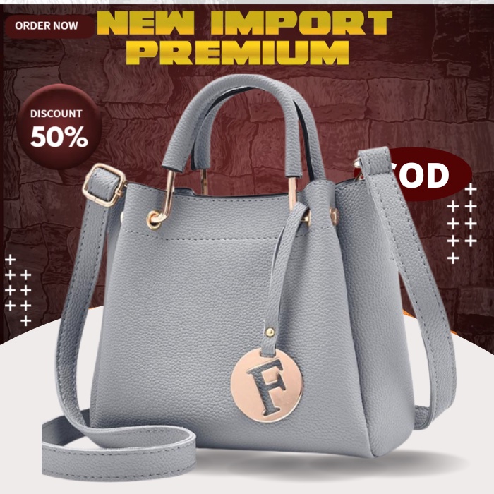 FL010047 Tas Pesta Mewah Wanita Selempang Buat Kondangan Korea Branded Slempang Cewek Import Batam