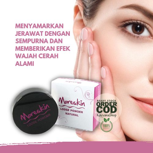 Loose Powder Bedak Tabur Pencerah Wajah / Bedak Pencerah Wajah / Bedak Tabur Mencerahkan Kulit Wajah