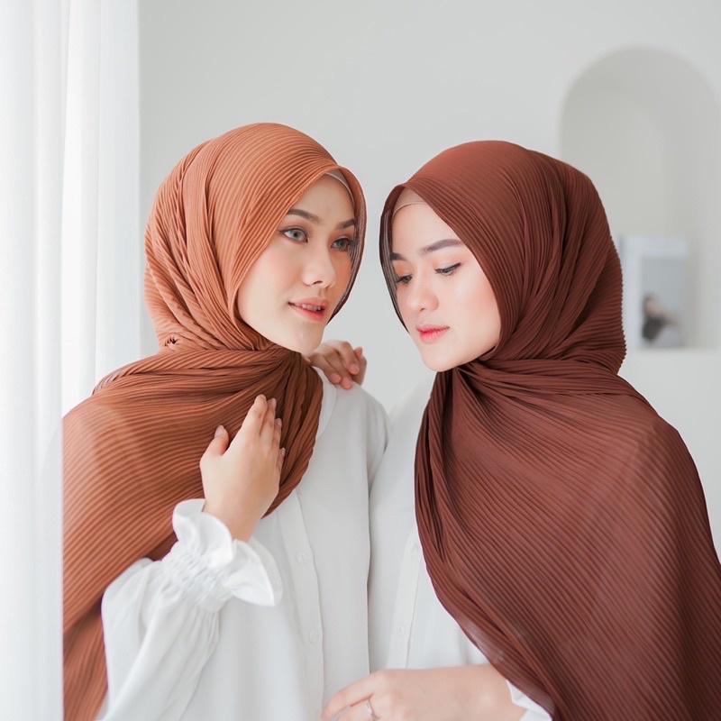 CHAKIRA Pashmina Plisket | jilbab Pashmina Plisket