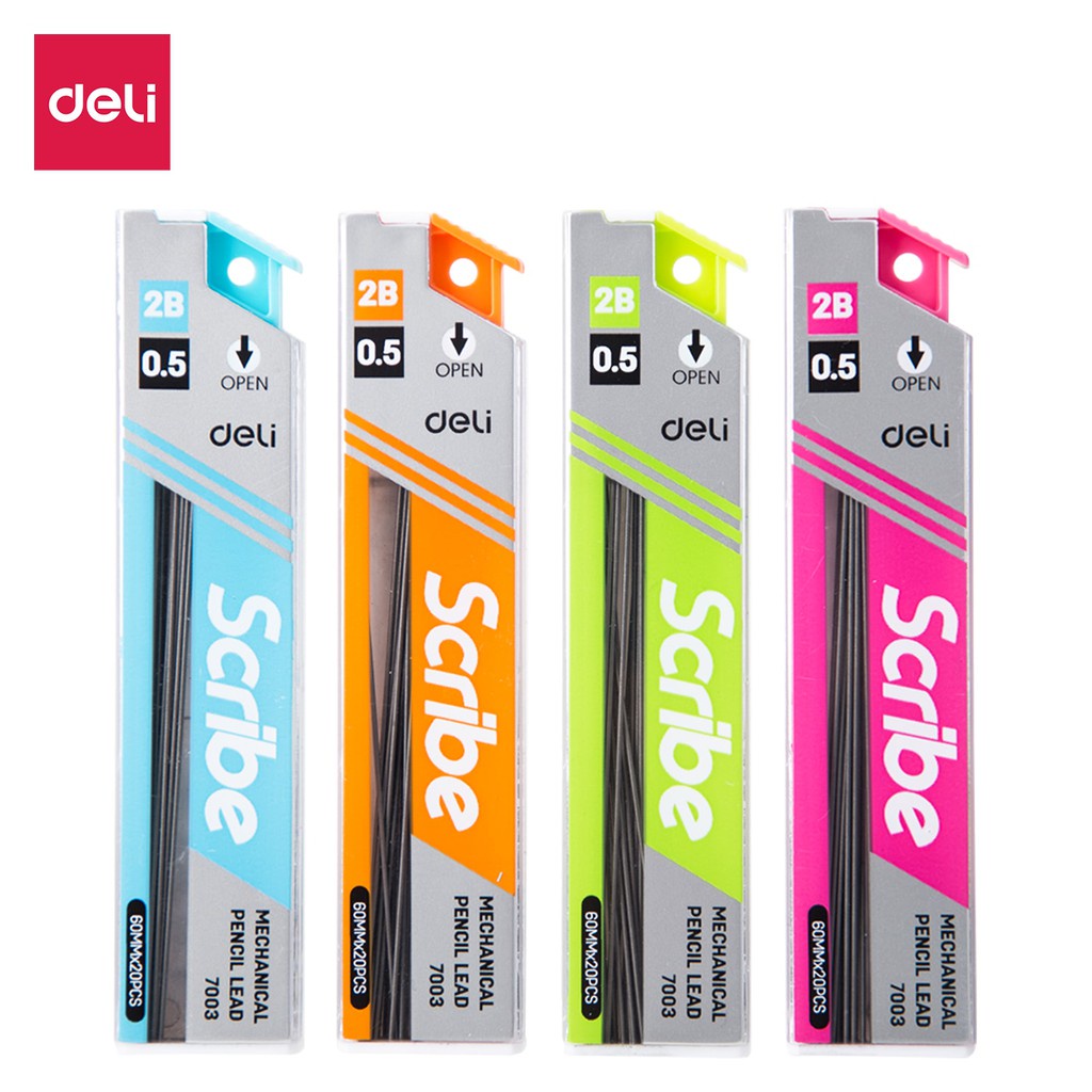 

Isi Pensil Mekanik DELI Scribe 0.5mm - E7003