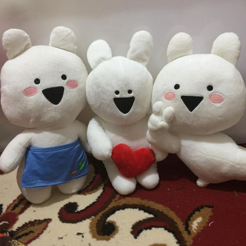 boneka kelinci bulan extremely rabbit kelinci nakal rabbids invation