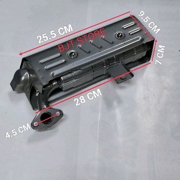 Knalpot/Muffler Assy Mesin Engine Yamaha MZ 175/MZ 200