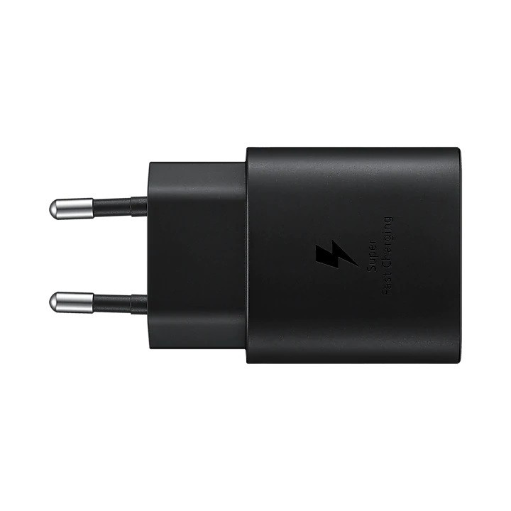 KEPALA CHARGER SAMSUNG USB-C 25W BLACK ORIGINAL