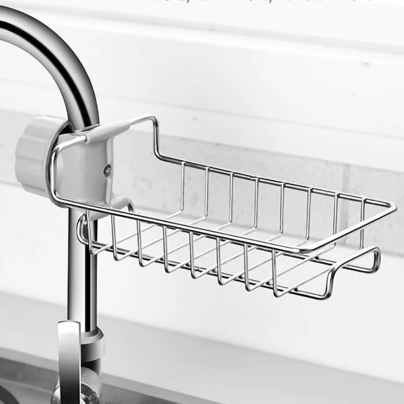 Faucet Rack Stainless Steel Hanging Sink Rak Kran Air