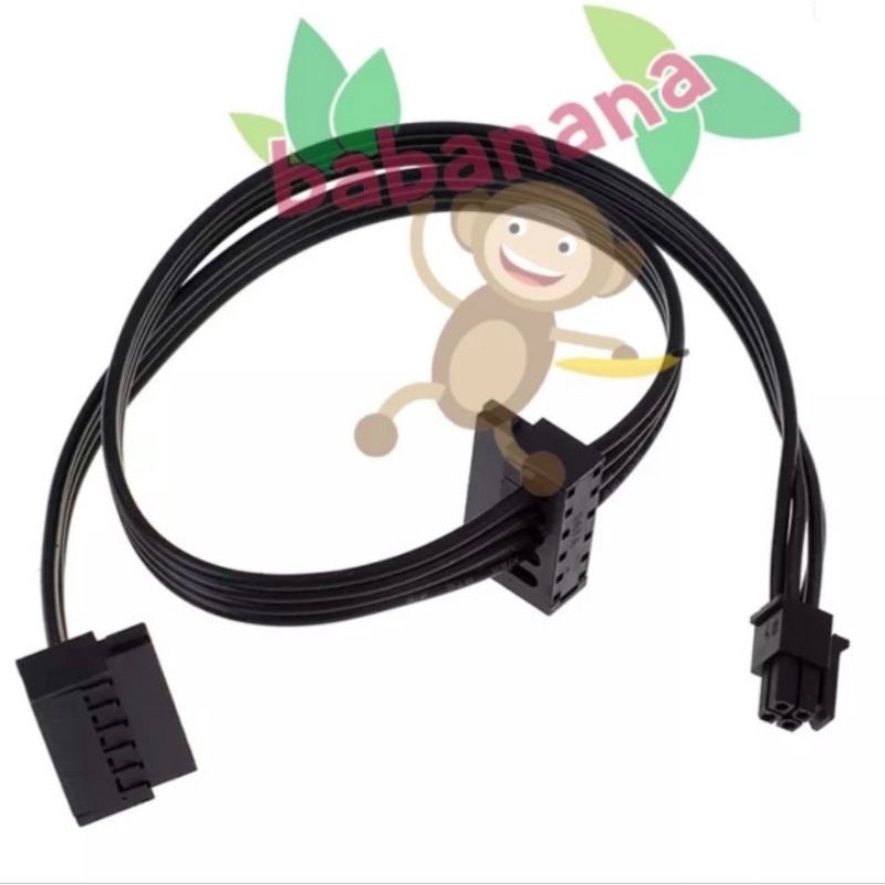 ATX 4 Pin Mini to 2 Sata for Dell Lenovo IBM Power Kabel Splitter Converter HDD SSD Cable Adapter