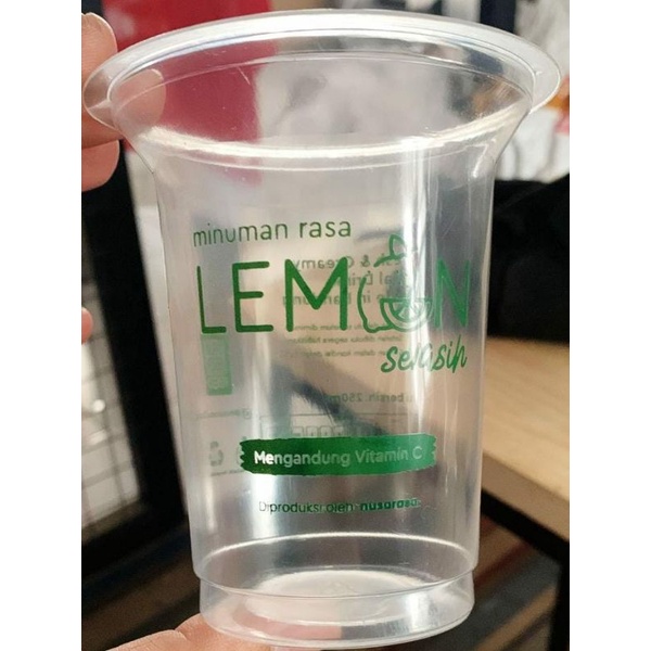 SABLON GELAS PLASTIK JENIS PP 12OZ (MERK GKI)