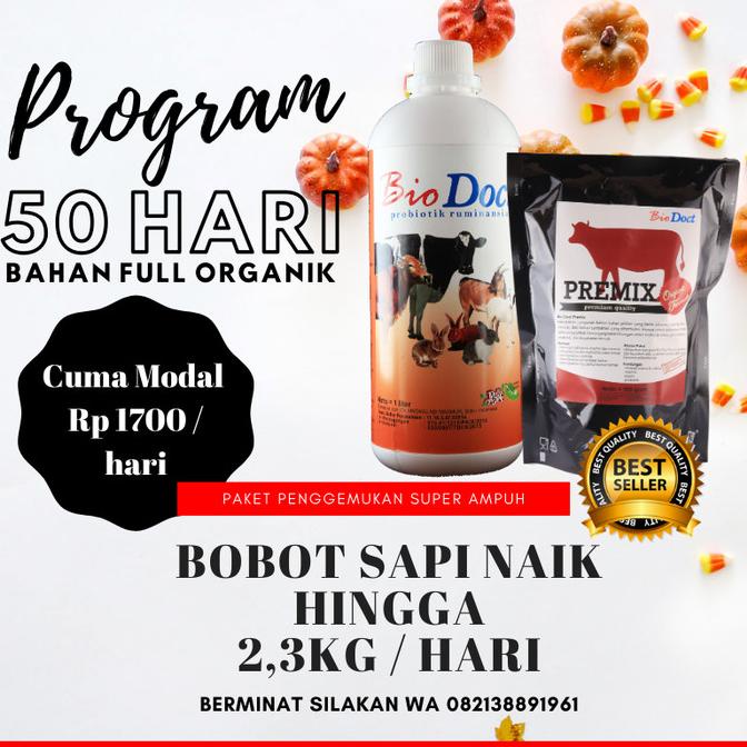 

[BISA COD] Obat Penggemuk Sapi Ternak Organik Herbal Tercepat !! EXTRA