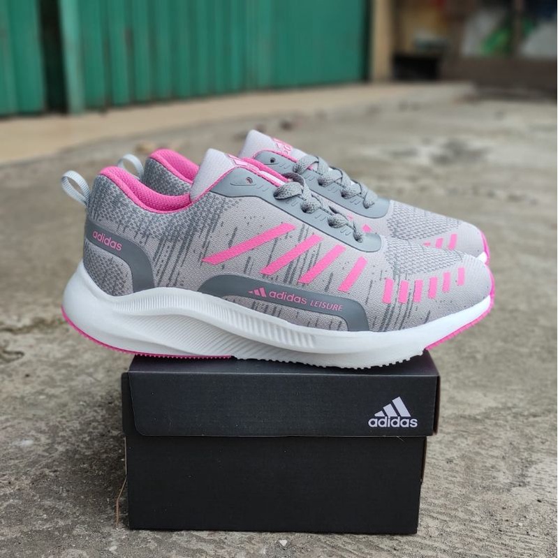 Sepatu Running ADIDAS LEISURE  wanita IMPORT High Quality