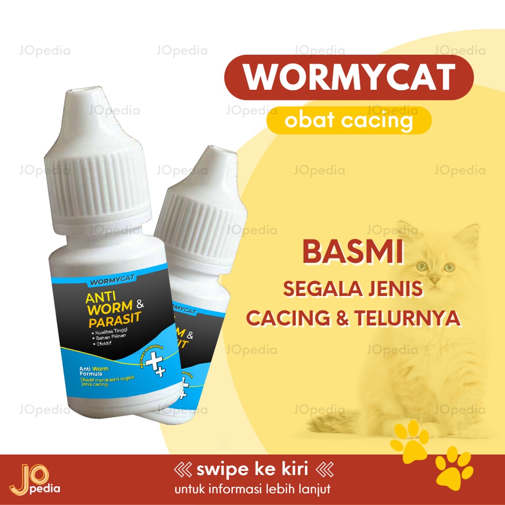 WORMYCAT Obat Cacing Kucing Anti Infeksi Cair