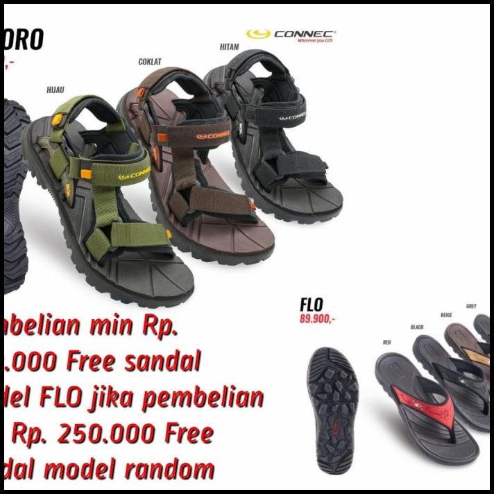 Sandal Gunung Connec Pria Model Sindoro Sandal Gunung Connec For Men