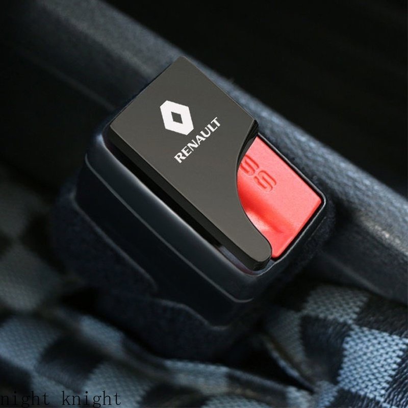 [new] Concealed Car Safety Buckle Clip Seat Belt Plug Untuk Renault Clio Fluence Duster Megane 2amplaso Kwid Logan Captur Koleos