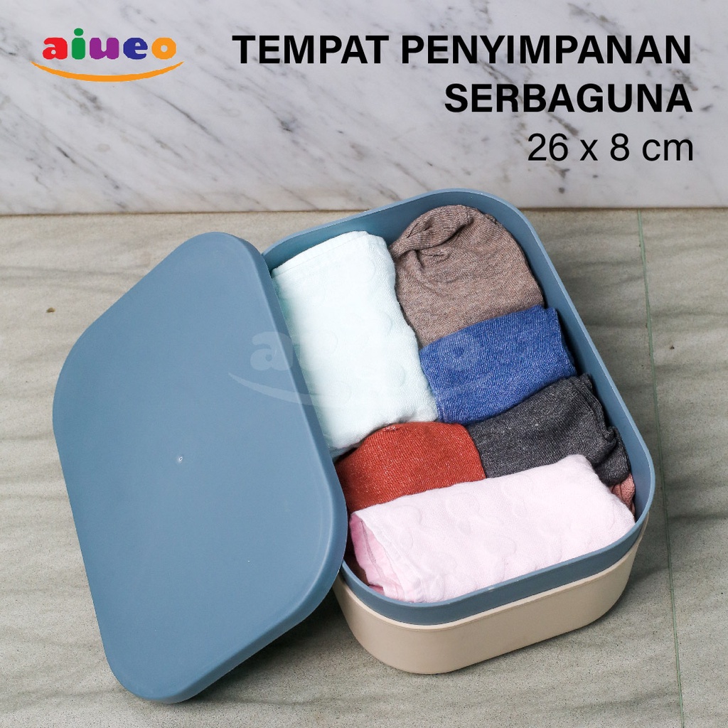 AIUEO | Storage Organizer Box Serbaguna Basket / Container Keranjang Penyimpanan | Tempat bumbu serbaguna