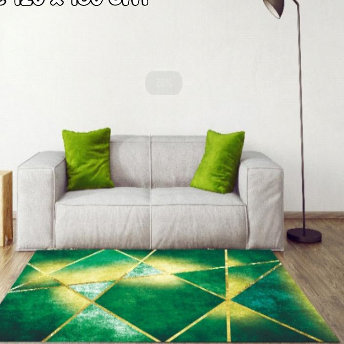 ERV200 Obras panjang Karpet bulu 160x210 kualitas premium motif daun karpet lantai uk 200x160 Karpet Rumah Tangga European Style Minimalis Modern Ukuran 120cm x 180cm |