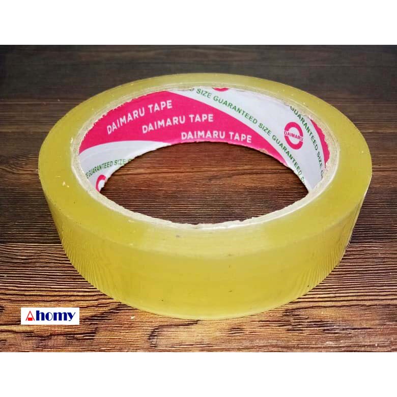 

lakban bening 1" DAIMARU 24mm x 72y 40mic 24mmx72y industri