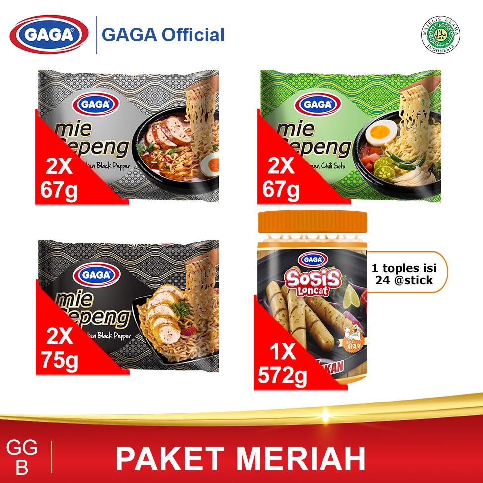 

[BAYAR DITEMPAT] Beli 6 pcs Mie Gepeng GRATIS 1 Toples Sosis Loncat Rasa Ayam (isi 24 pcs). (GGB)