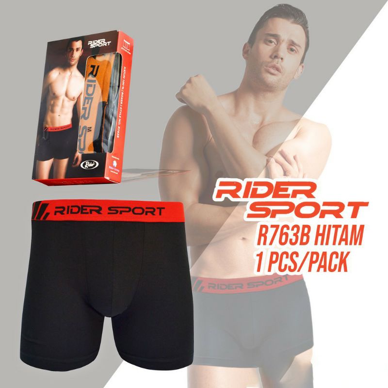 1PCS CELANA RIDER BOXER[1KOTAK ISI 1PCS K 763B]/CELANA BOXER RIDER