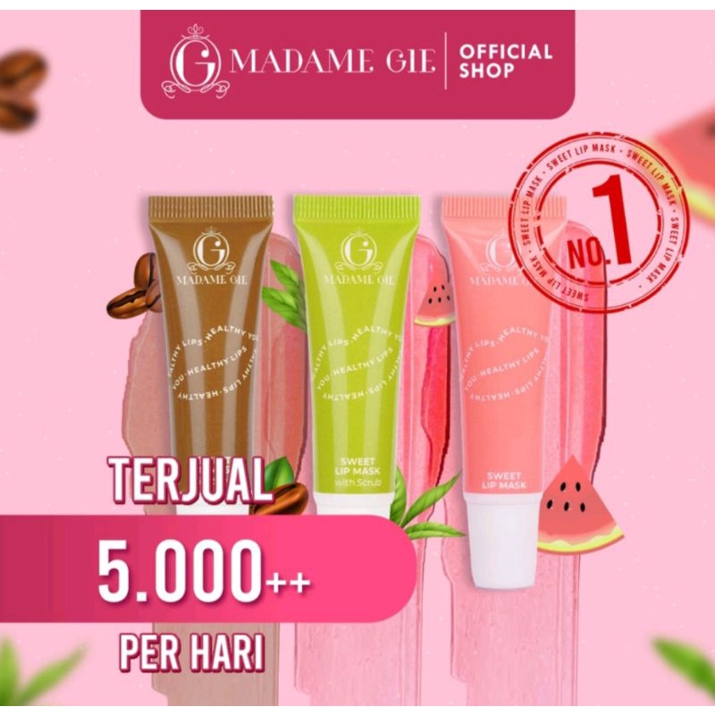 Madame Gie sweet lip mask-lip scrub vitamin e