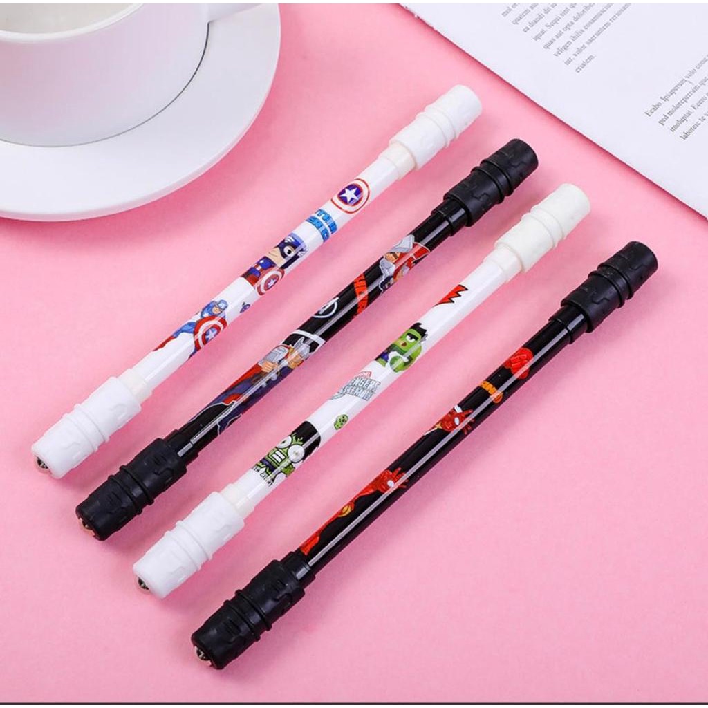 jm Pulpen Spinning NON LIGHT Original Anime Spinning Pen Light Balance Pen Oily Pen Fingers Flexible